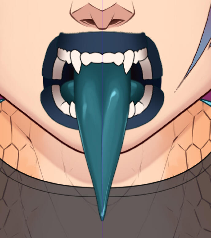 Closeup: Tongue